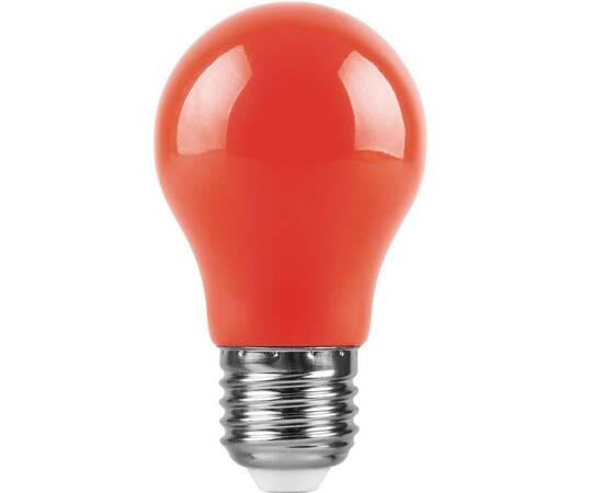 Лампа светодиодная Feron E27 3W красная LB-375 25924