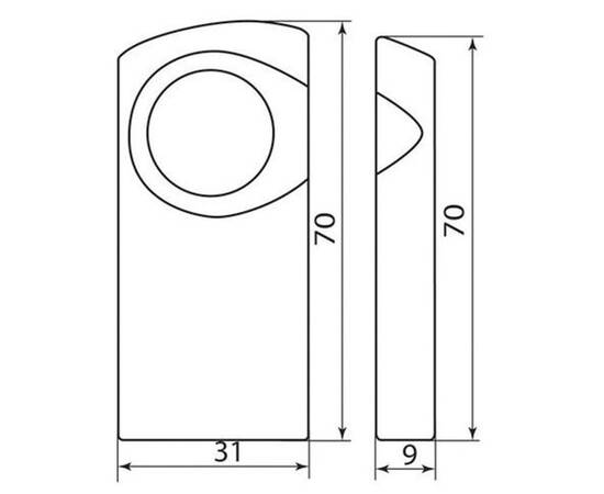 Звонок-сигнализация беспроводной Feron 007-D 23602, изображение 2