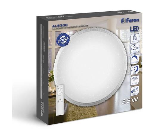 Потолочный светодиодный светильник Feron AL5300 29637, изображение 7