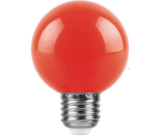 Лампа светодиодная Feron E27 3W красная LB-371 25905