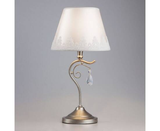 Настольная лампа Eurosvet 01022/1 серебро, изображение 2