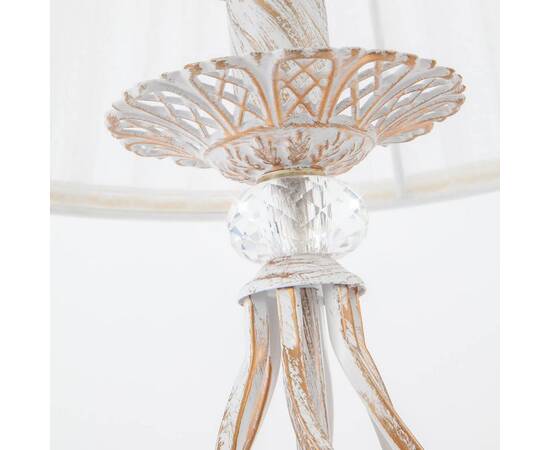 Настольная лампа Eurosvet 01002/1 белый с золотом, изображение 2