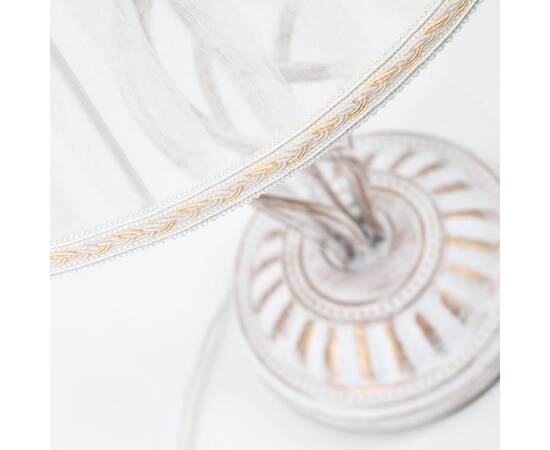 Настольная лампа Eurosvet 01002/1 белый с золотом, изображение 3