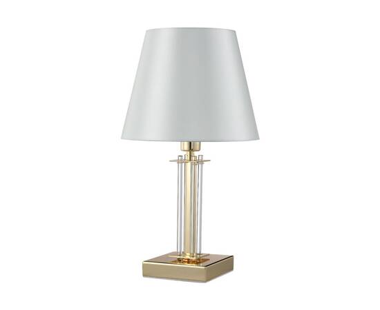Настольная лампа Crystal Lux Nicolas LG1 Gold/White, изображение 2