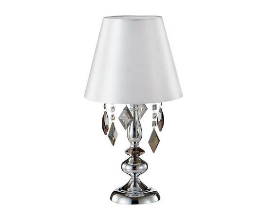 Настольная лампа Crystal Lux Mercedes LG1 Chrome/Smoke