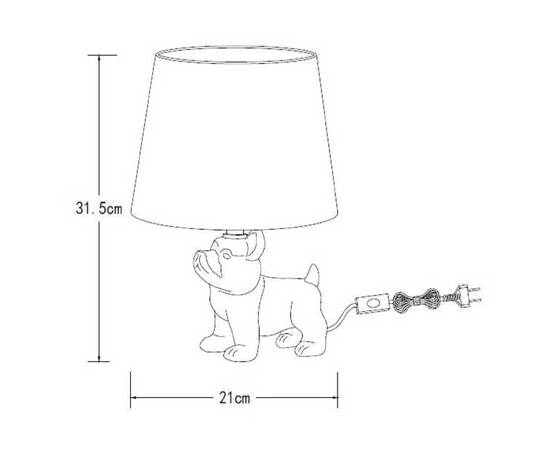 Настольная лампа Lucide Extravaganza Sir Winston 13533/81/10, изображение 2