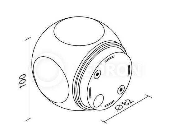 Архитектурный светильник Elvan GW-161A/4-4W-WW-Wh, изображение 2