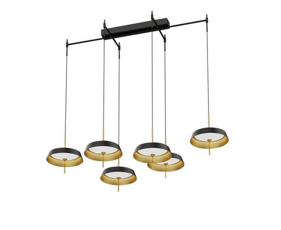 Подвесная люстра DeLight Collection MD18001061-6B  black/gold