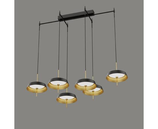 Подвесная люстра DeLight Collection MD18001061-6B  black/gold, изображение 2