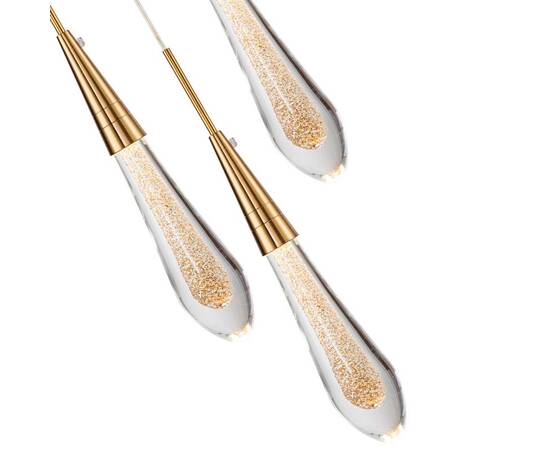 Подвесной светильник DeLight Collection Pour DZ1018P-3 brass, изображение 2