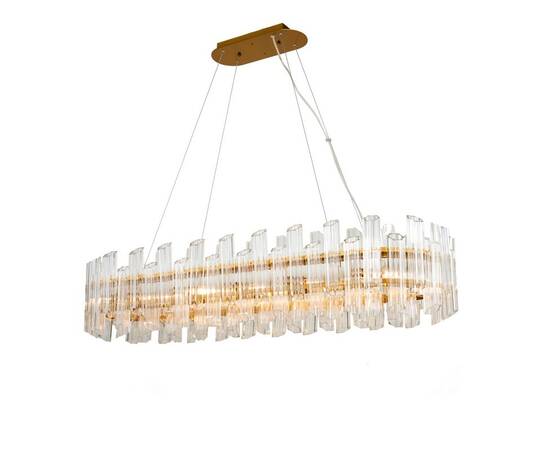 Подвесная люстра DeLight Collection Vittoria KG0769P-12L clear/ brass