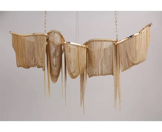 Подвесная люстра DeLight Collection Stream AC3029-16 gold, изображение 2