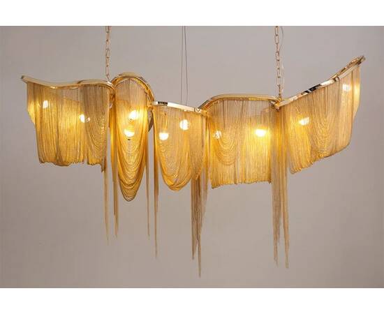 Подвесная люстра DeLight Collection Stream AC3029-16 gold, изображение 3