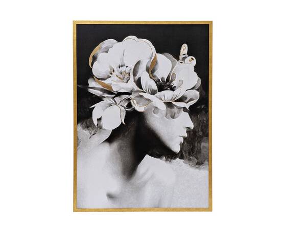 Холст Девушка с цветами-2 Garda Decor 89VOR-GIRL FLOWER-2