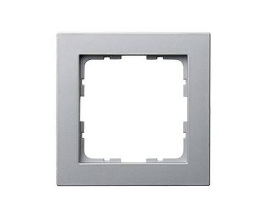 Рамка Jasmart G-Classic 1-постовая цвет алюминий поликарбонат G1001S