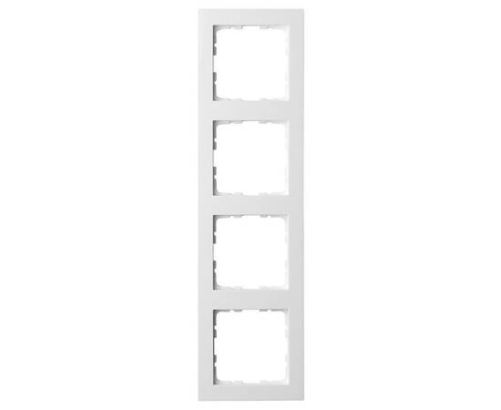 Рамка Jasmart G-Classic 4-постовая белый глянцевый поликарбонат G1004W
