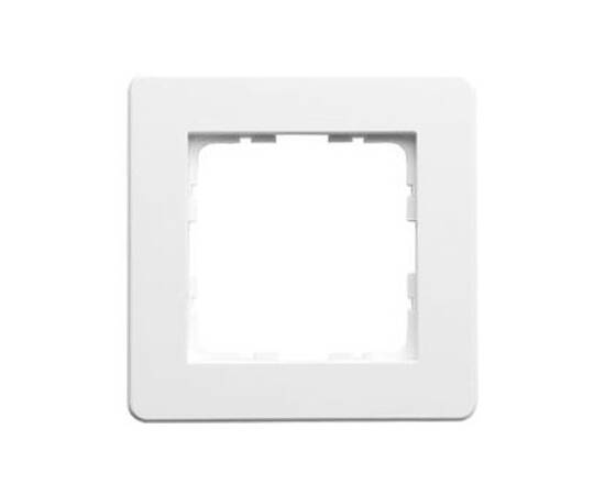 Рамка Jasmart G-Flex 1-постовая белый глянцевый поликарбонат G1101W