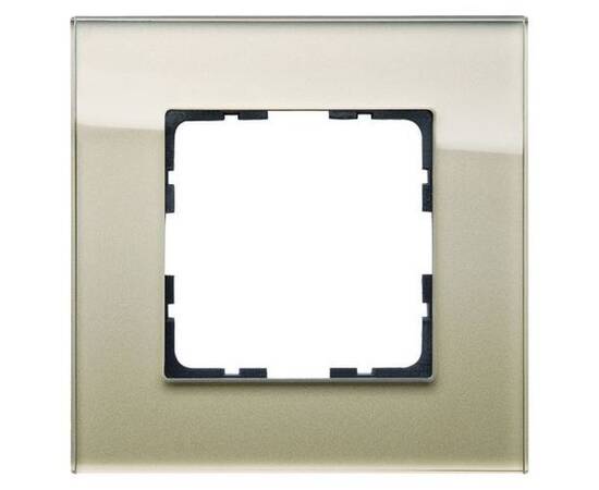 Рамка Jasmart G-Glass шампань 1-постовая G1001GG