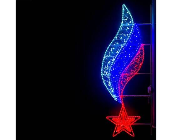 Светодиодная консоль Звезда с российским флагом Laitcom (LTC) LC-13407