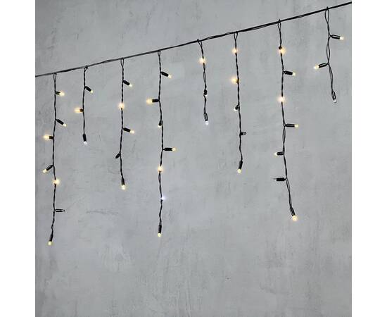 Гирлянда Бахрома с колпачком Laitcom (LTC) PIL120BLWCAP-11-2WW, изображение 2