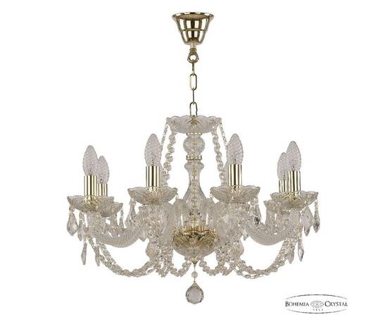 Подвесная люстра Bohemia Ivele Crystal 101/8/195 G Leafs
