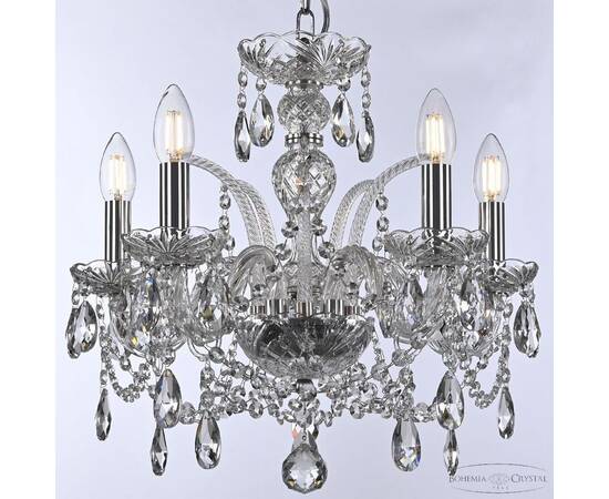 Подвесная люстра Bohemia Ivele Crystal 105/5/141 Ni, изображение 2