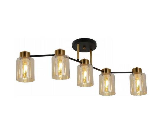 Потолочная люстра Illumico IL6111-5COU-79 BK GD Qui