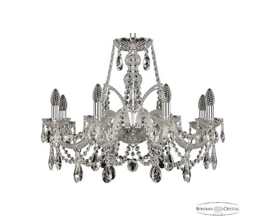 Подвесная люстра Bohemia Ivele Crystal 105/8/240 Ni, изображение 2