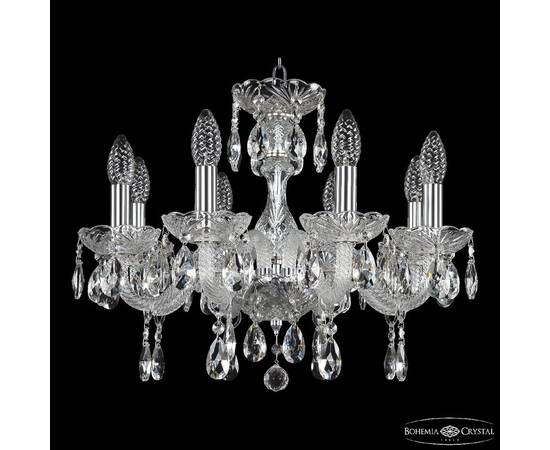 Подвесная люстра Bohemia Ivele Crystal 117/8/165 Ni, изображение 2