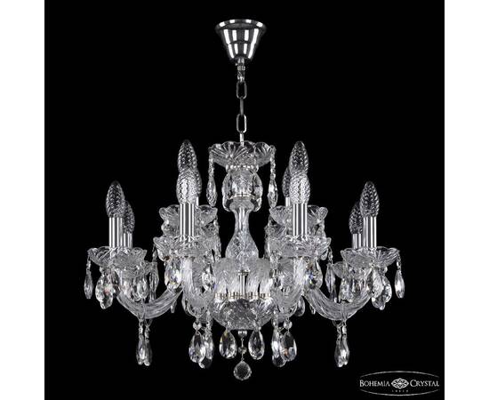 Подвесная люстра Bohemia Ivele Crystal 117/8+4/195 Ni, изображение 2