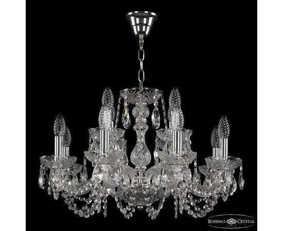 Подвесная люстра Bohemia Ivele Crystal 119/8+4/200 Ni, изображение 2