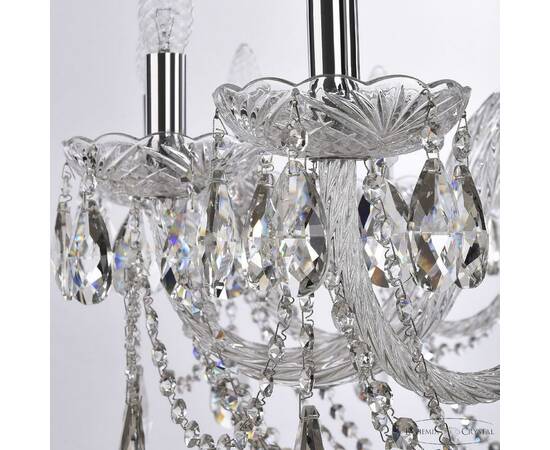 Подвесная люстра Bohemia Ivele Crystal 1402/16/400 Ni, изображение 2