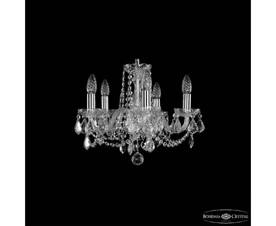 Подвесная люстра Bohemia Ivele Crystal 1402/5/141 Ni Leafs