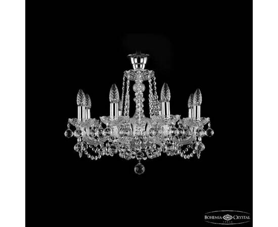 Подвесная люстра Bohemia Ivele Crystal 1402/8/195 Ni Balls Tube