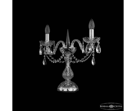 Настольная лампа Bohemia Ivele Crystal 1402L/2/141-39 Ni