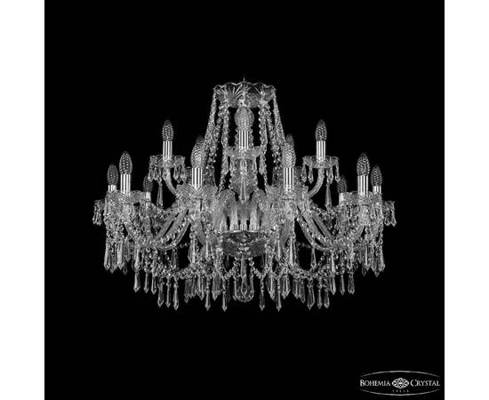 Подвесная люстра Bohemia Ivele Crystal 1403/10+5/300 Ni