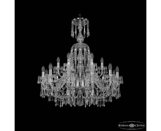 Подвесная люстра Bohemia Ivele Crystal 1403/12+6/300/XL-95 Ni