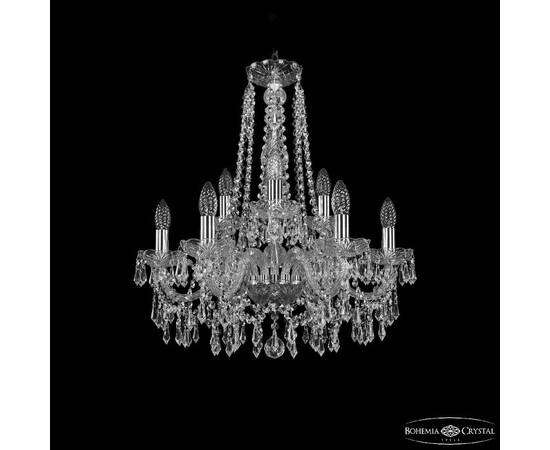 Подвесная люстра Bohemia Ivele Crystal 1403/6+3/195/h-60 Ni