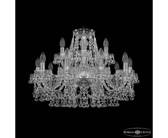 Подвесная люстра Bohemia Ivele Crystal 1409/10+5/240 Ni