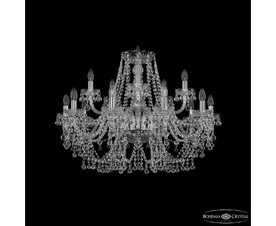 Подвесная люстра Bohemia Ivele Crystal 1409/10+5/300 Ni