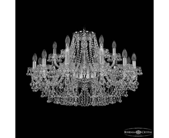 Подвесная люстра Bohemia Ivele Crystal 1409/12+6/300 Ni