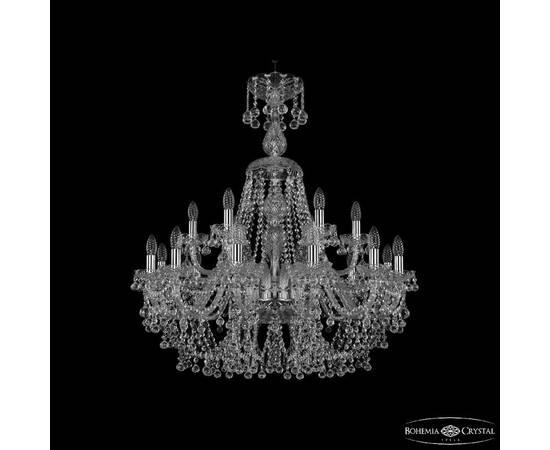 Подвесная люстра Bohemia Ivele Crystal 1409/12+6/300/XL-95 Ni