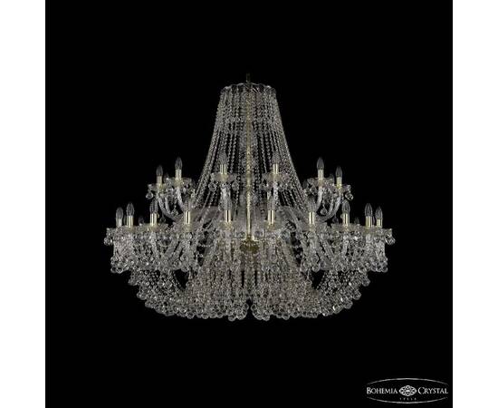 Подвесная люстра Bohemia Ivele Crystal 1409/24+12/530 G