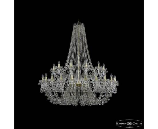 Подвесная люстра Bohemia Ivele Crystal 1409/24+12/530/h-160 G
