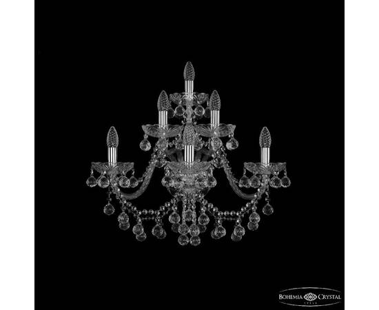 Бра Bohemia Ivele Crystal 1409B/3+2+1/240/XL Ni