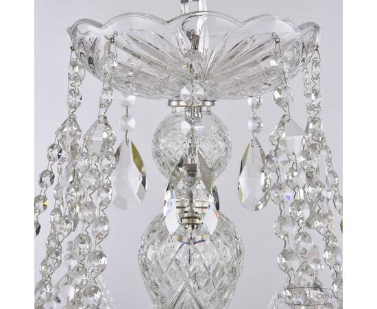 Подвесная люстра Bohemia Ivele Crystal 1411/10/360 Ni, изображение 3
