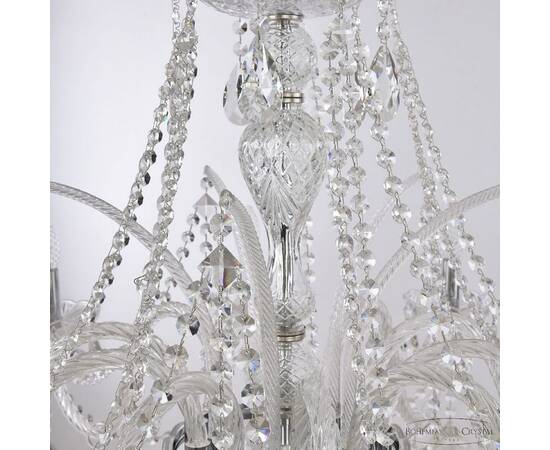 Подвесная люстра Bohemia Ivele Crystal 1411/10/360 Ni, изображение 7