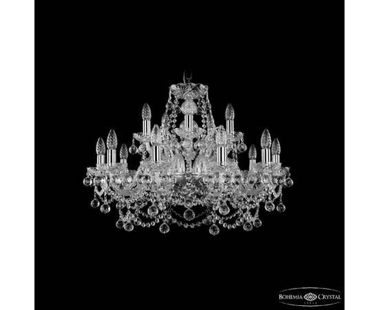 Подвесная люстра Bohemia Ivele Crystal 1411/10+5/240 Ni Balls