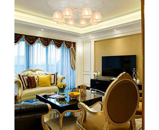 Потолочная люстра Arte Milano 341120/8 WT+G, изображение 2