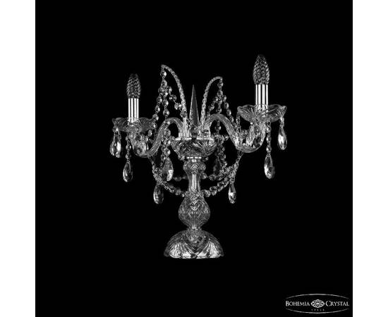 Настольная лампа Bohemia Ivele Crystal 1411L/2/141-39 Ni